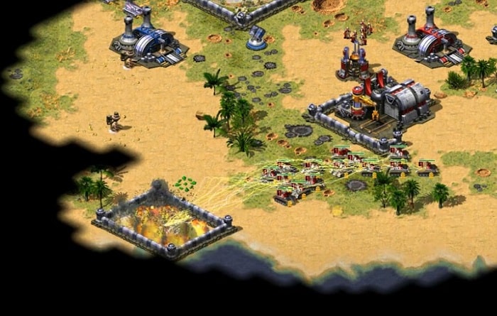 Xe điện huỷ diệt trong Red Alert 2