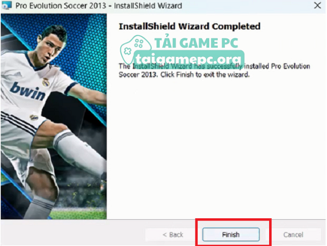Chờ hệ thống cài đặt và nhấn Finish để hoàn tất